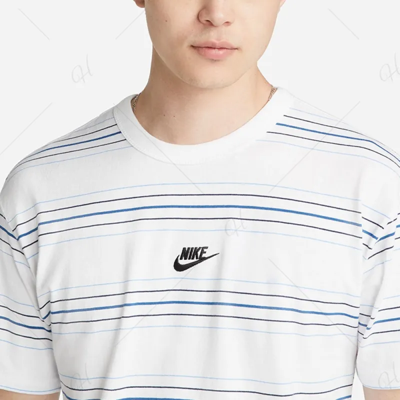 Nike T Shirts Men White-3