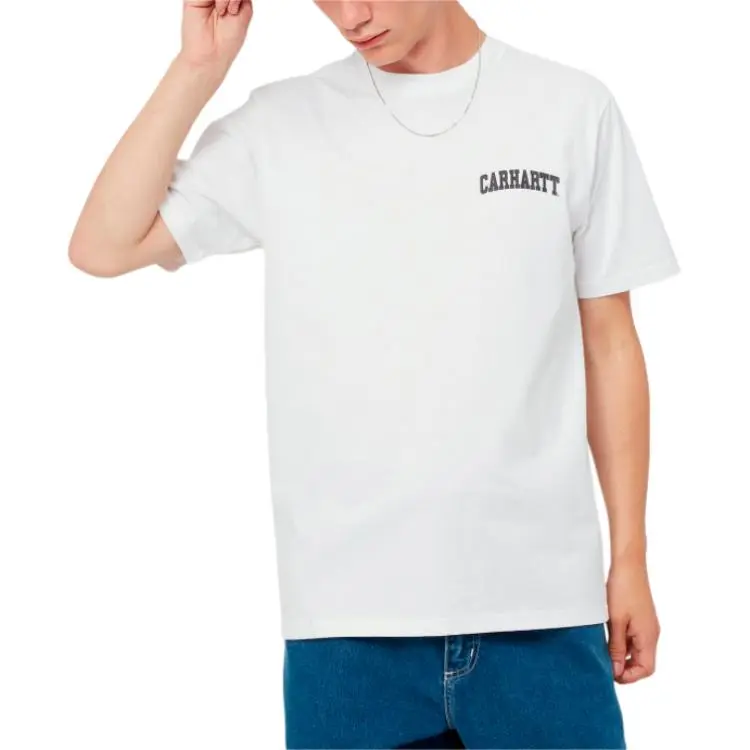 Carhartt WIP Logo Printed Crewneck T Shirt-2