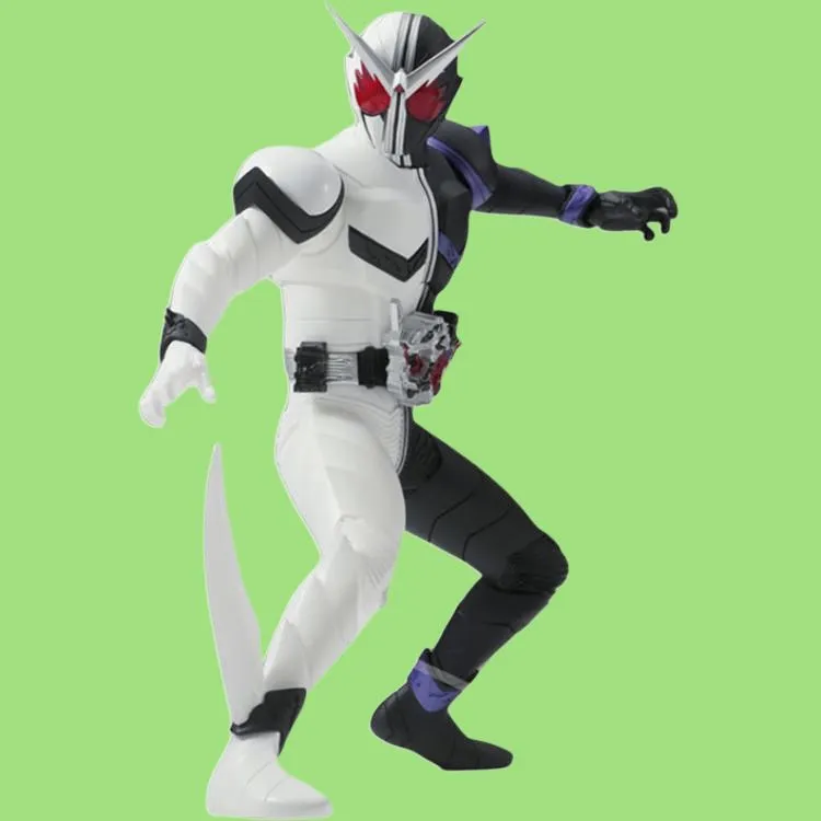 BANPRESTO Kamen Rider Characters Glass Factory, Hero Brave Statue, Kamen Rider W Fang King Ace Bonus Gifts 15cm-4