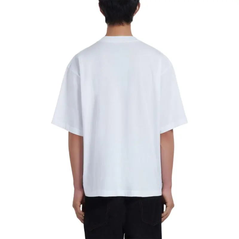 MARNI Logo Organic Jersey T shirt-4