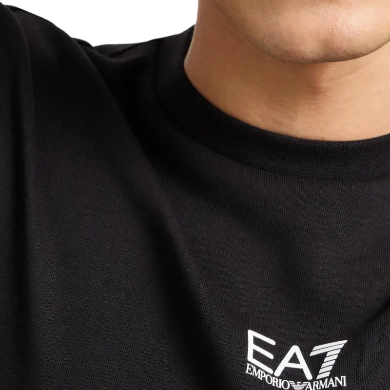 EMPORIO ARMANI EA7 SS24 Sweatshirt Set Men's Black-4