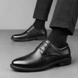 HLA Dress Shoes Men Low Top