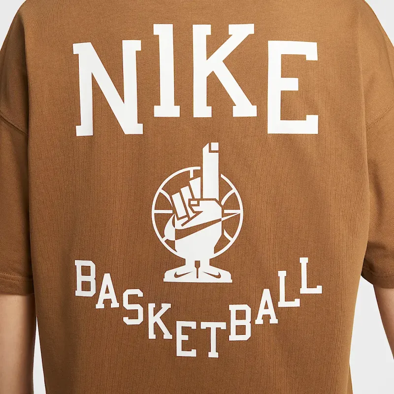 Nike Resistant To High Basketball Series SS25 T Shirt Men's Light British Umber-3
