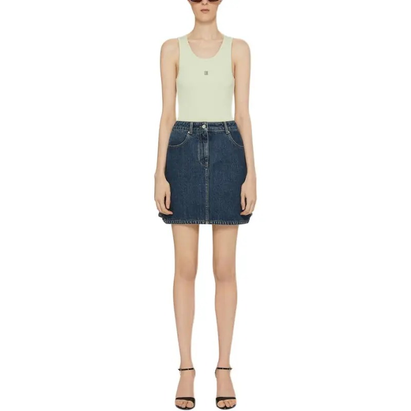 Givenchy Mini Denim Skirt-1
