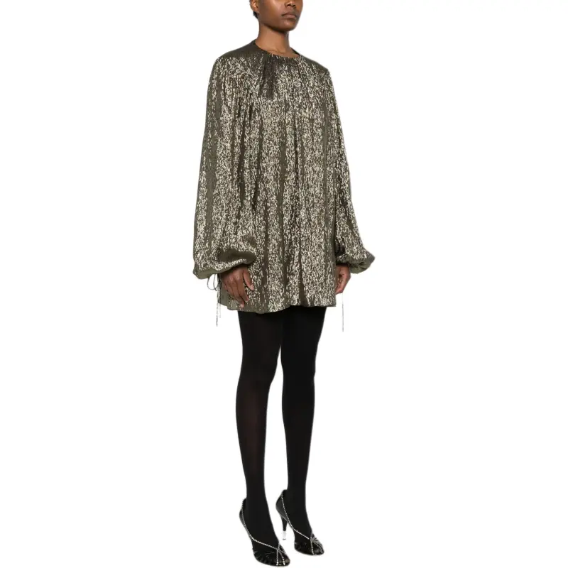 Chloé Lamé Blouse-3