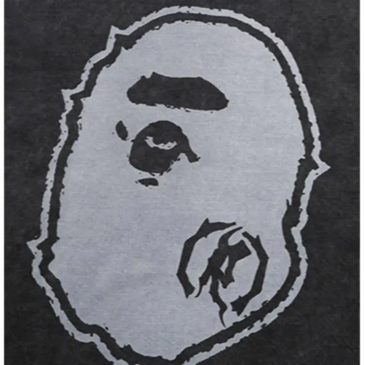 A BATHING APE ® Logo print T shirt-3