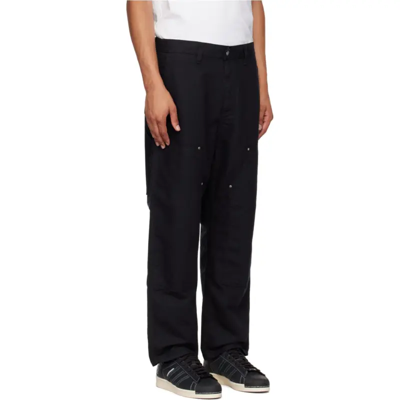 Carhartt WIP Walter Double Knee Logo Patch Tapered Trousers-3