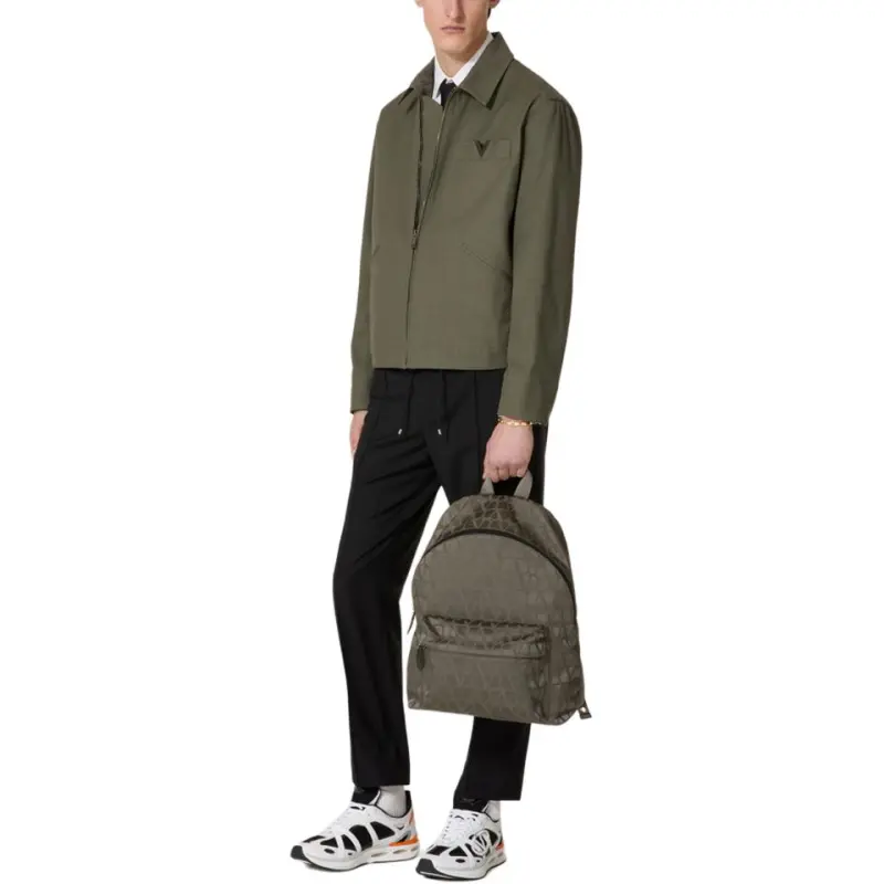 Valentino Drawstring Straight Fit Trousers-4