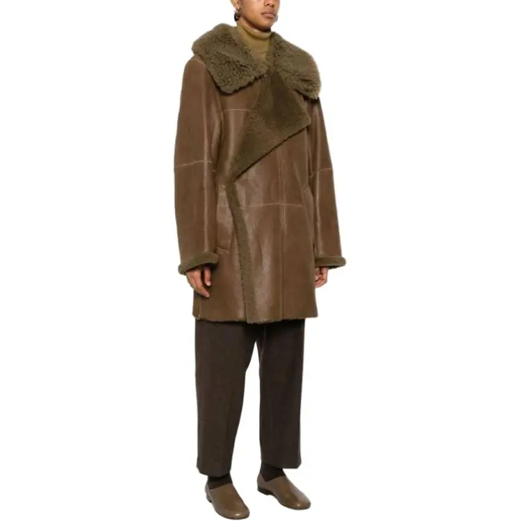 Lemaire Asymmetric Leather Jacket-2