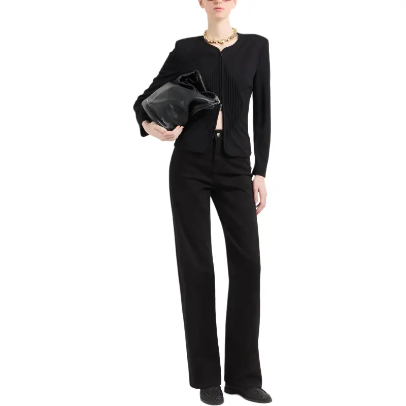 EMPORIO ARMANI Milano stitch Jacket With Shoulder Pads-2