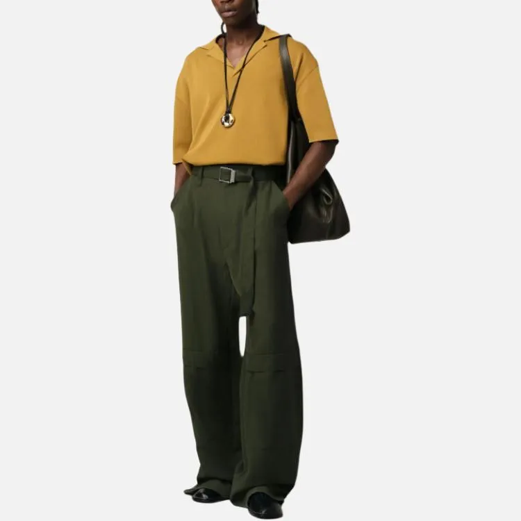 Ami Belted Loose Fit Trousers-3