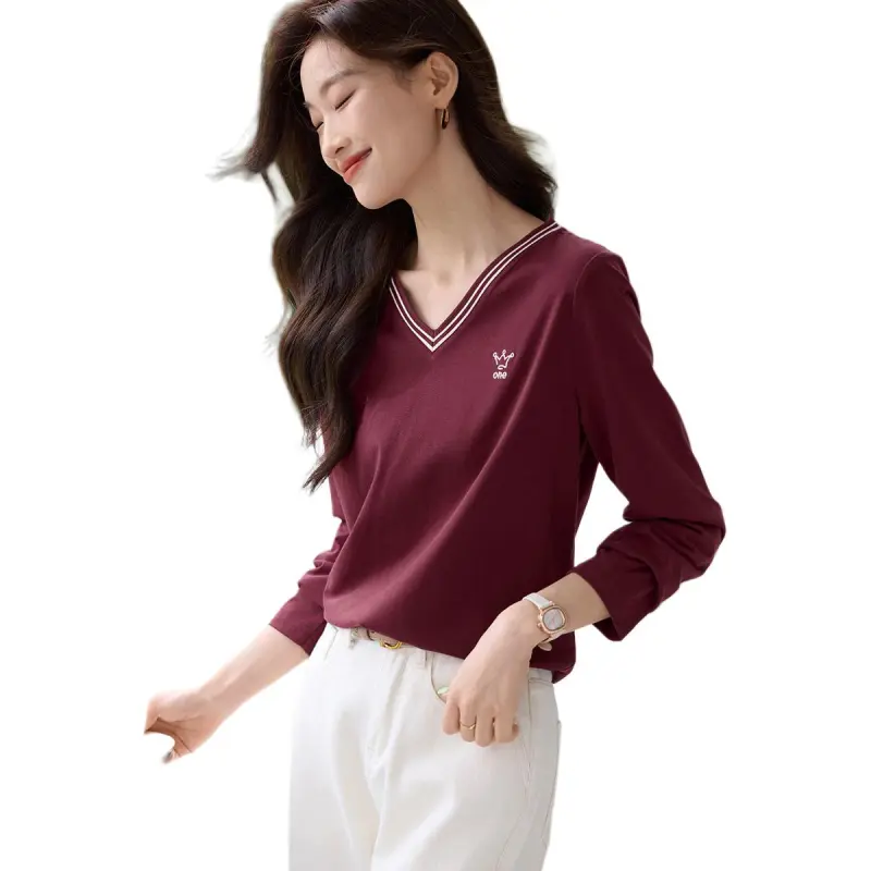 Mo Han Yi Mei T Shirt Women's Red-4