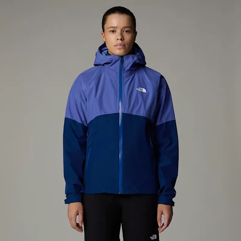 THE NORTH FACE DIABLODryvent Dynamic Zip In Comaptible Jacket Women's Indigo Plum/Estate Blue/Iron Bronze-4