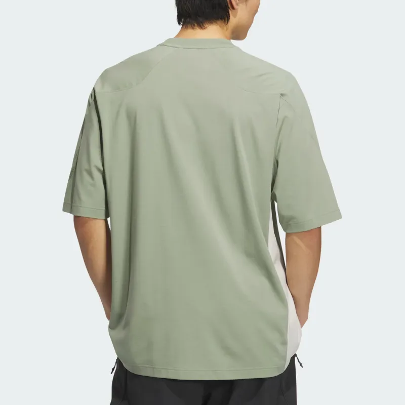 Adidas CITY ESCAPE T Shirt Men's Tent Green-3