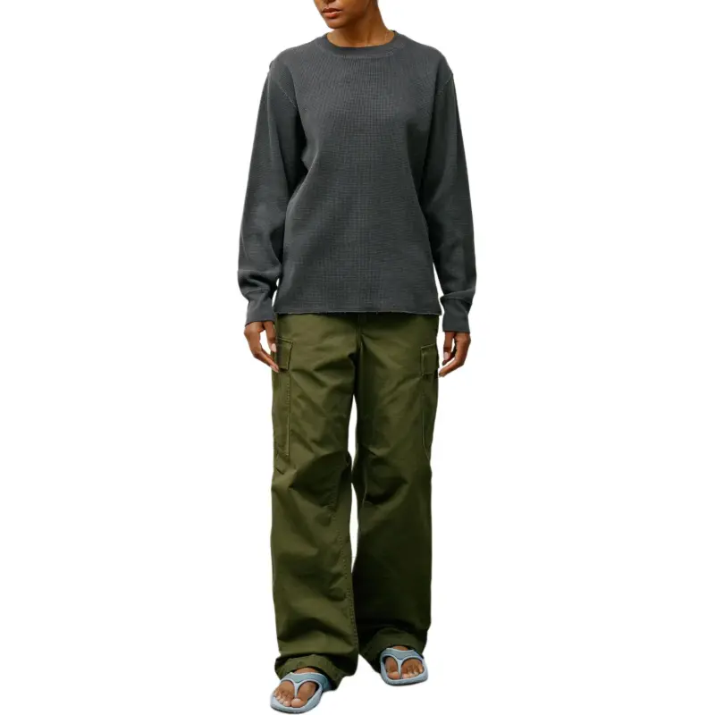 Stussy SS25 Casual Pants Unisex Olive Green-2