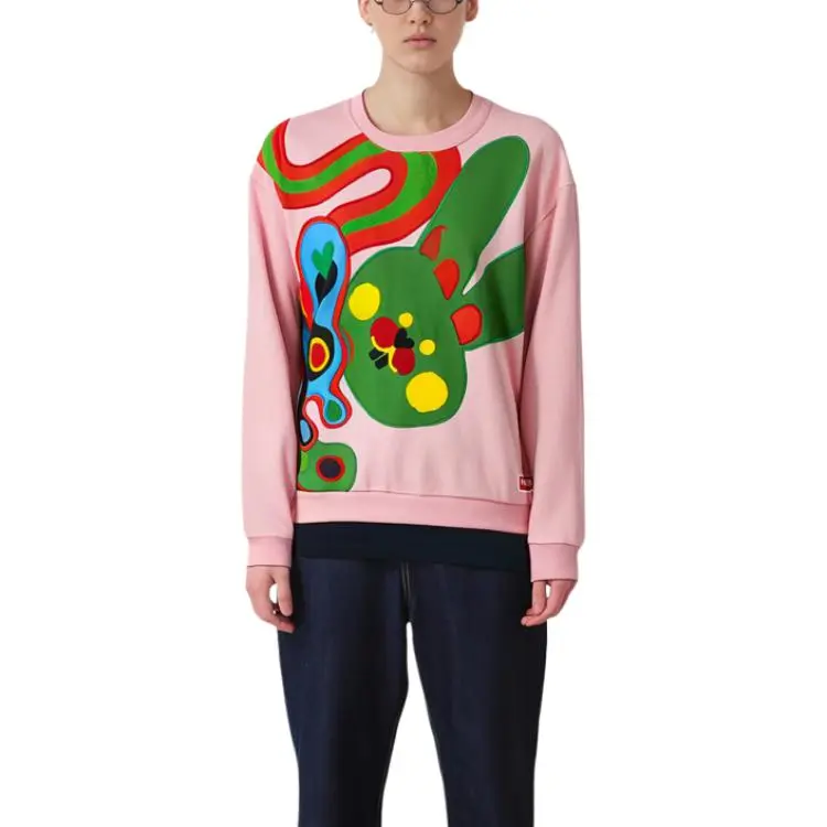 KENZO Motif Embroidered Crewneck Sweatshirt-2