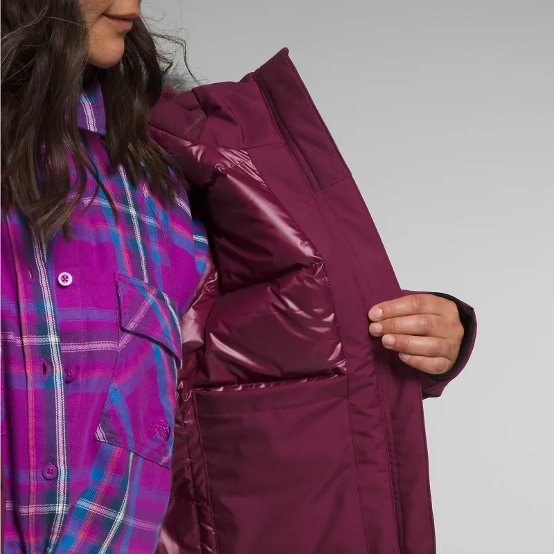 THE NORTH FACE Parka Coats Women's Purple-3