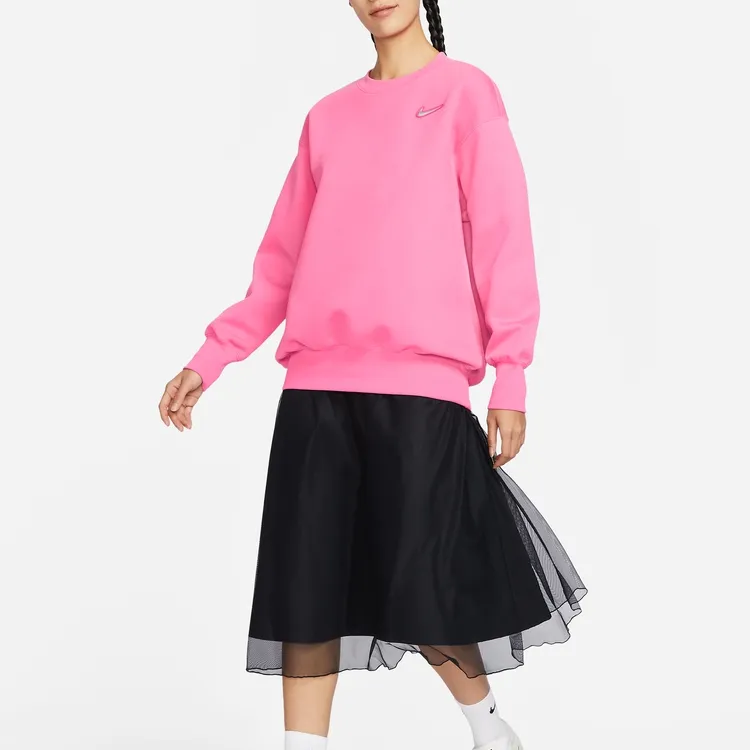 Nike Dragon New Year's Collection FW23 Sweatshirt Women's Light Purple Pink-3