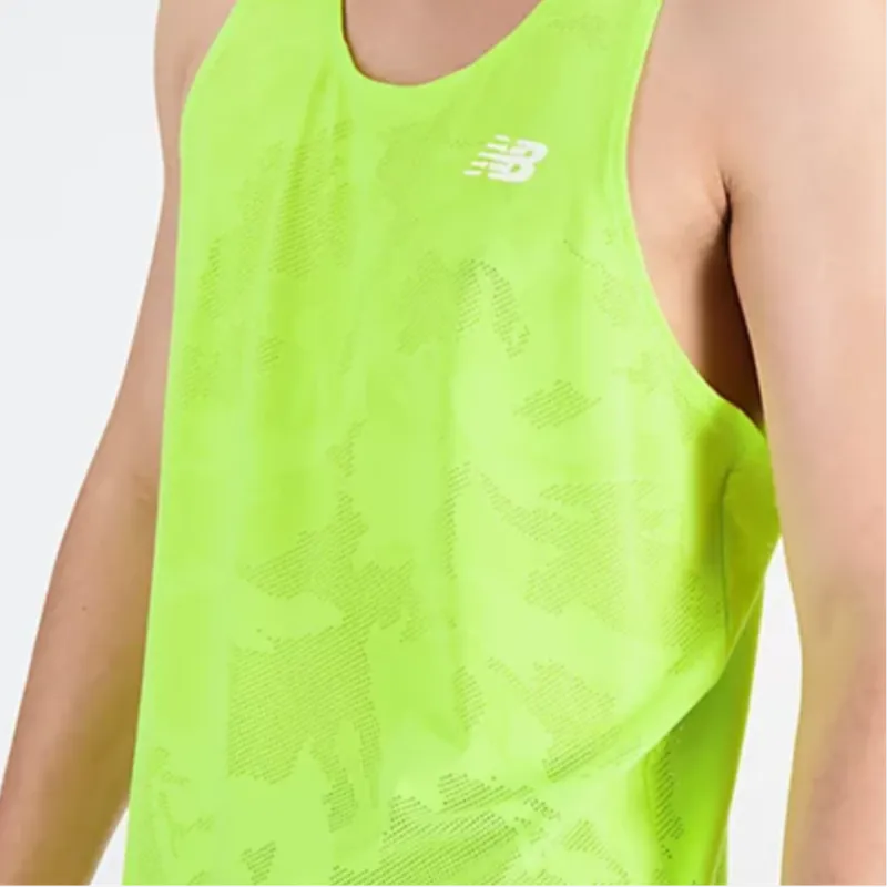 New Balance Tank Top Men's Neon Green-4