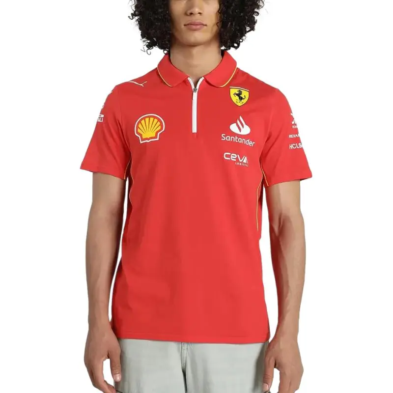 PUMA Camiseta Polo Para Hombre Del Equipo Scuderia Ferrari Pro-2
