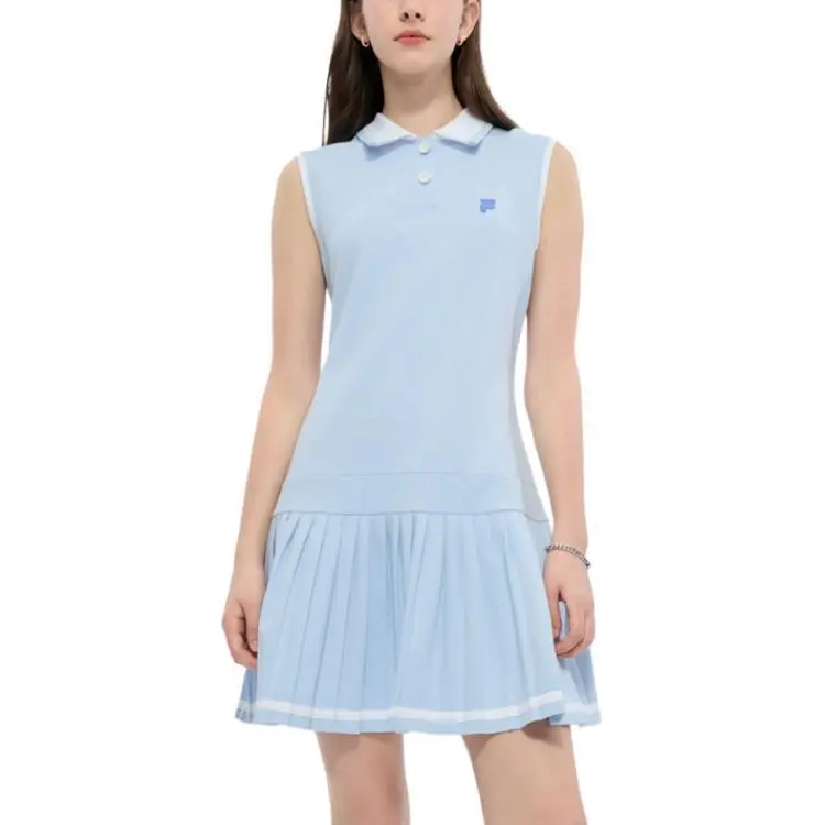 FILA FUSION FUSION LIFEFOB Collection Sleeveless Dress Women's Light White Blue-1
