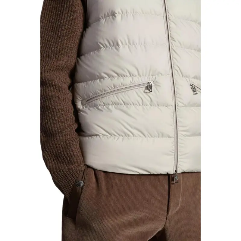 Moncler Treompan Series Vests Men White-4