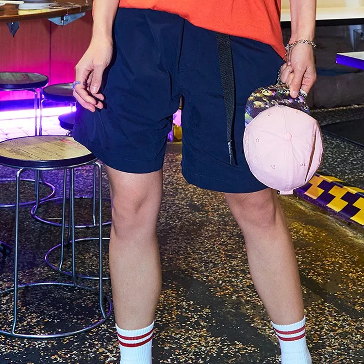 New Era Casual Shorts Unisex Navy Blue-2
