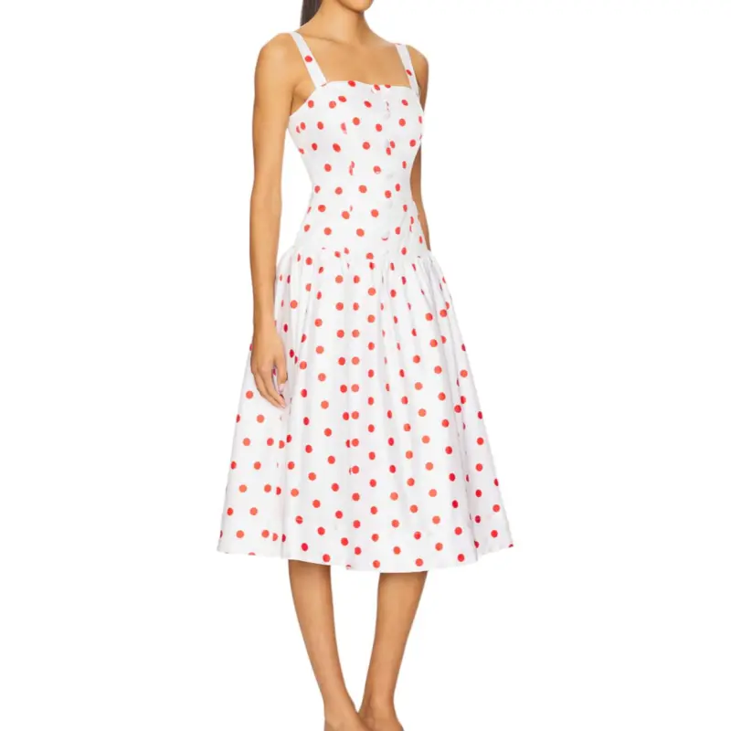 FOR LOVE & LEMONS Sleeveless Dress Women's White-2
