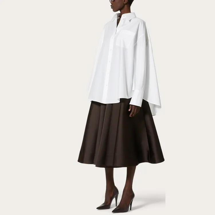 Valentino Drop Shoulder Oversized Shirt-3