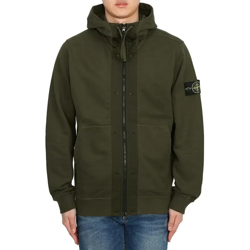 STONE ISLAND Jackets Coats Men's Army Green-2