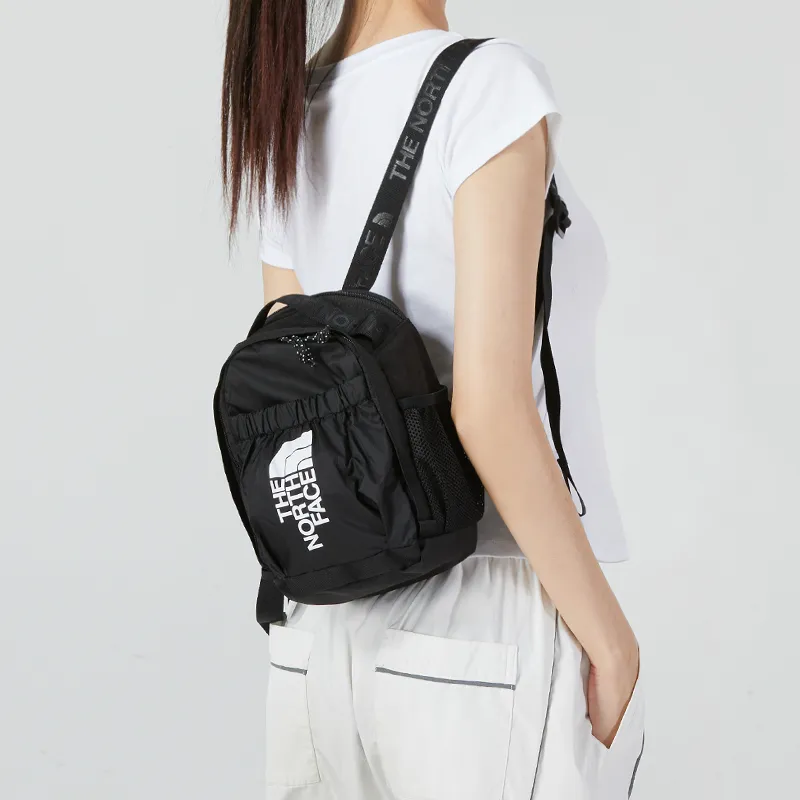 THE NORTH FACE Fabric Backpack Double Shoulder Backpack Regular Unisex Black-4
