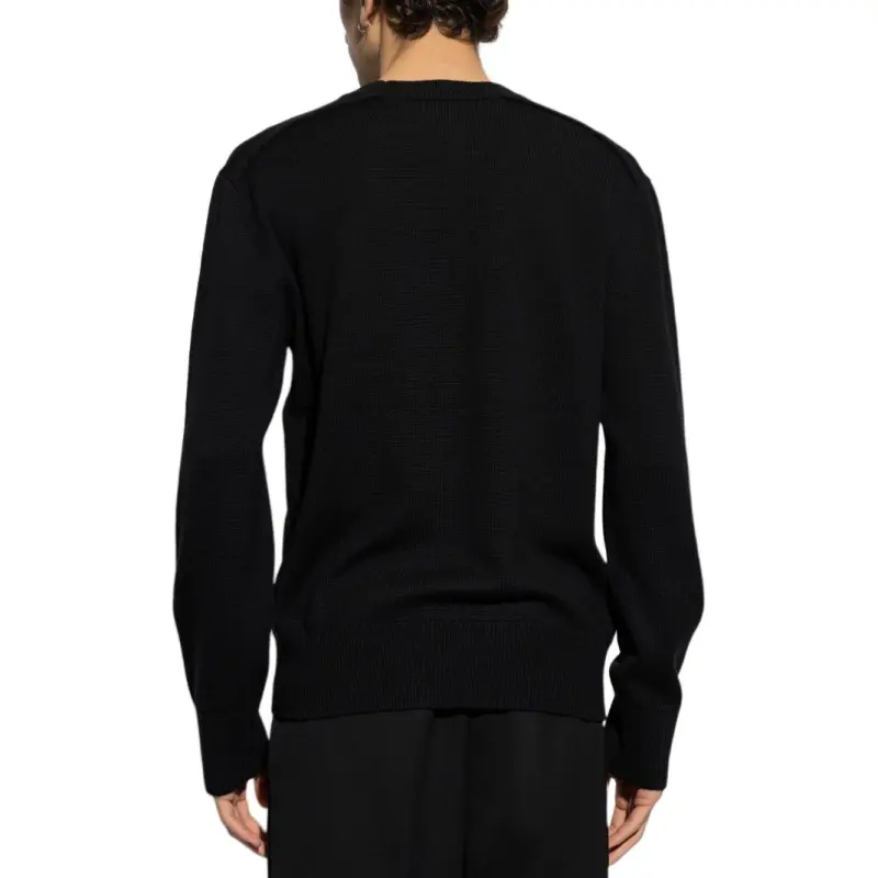 Burberry Logo Patch Crewneck Knitted Jumper-3
