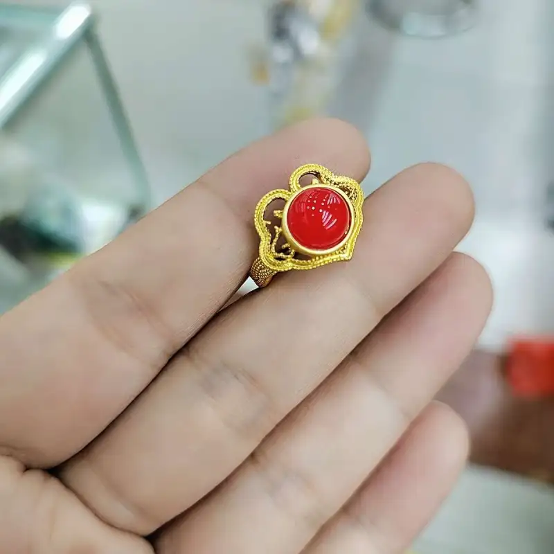 Gifts Jade Rings Unisex-3