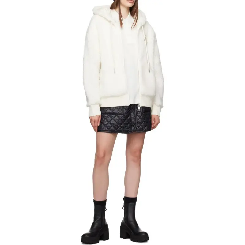 Moncler Teddy Fleece Zip Hoodie-4