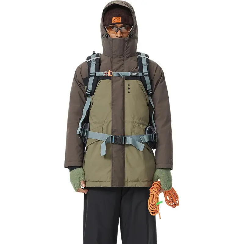 VOLCOM FW24 Down Jacket Men's Olive Green-2