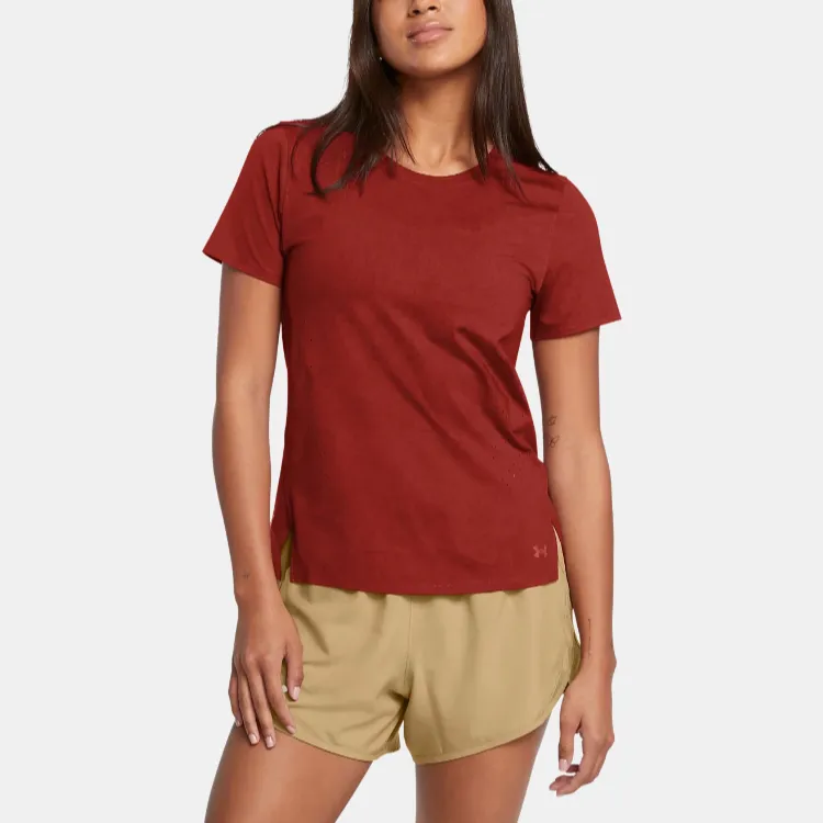 Under Armour Launch Regular T Shirt Women's Terracotta Red-3
