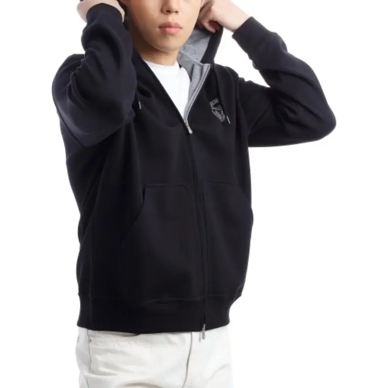 Brunello Cucinelli Logo Printed Zipped Drawstring Hoodie-2
