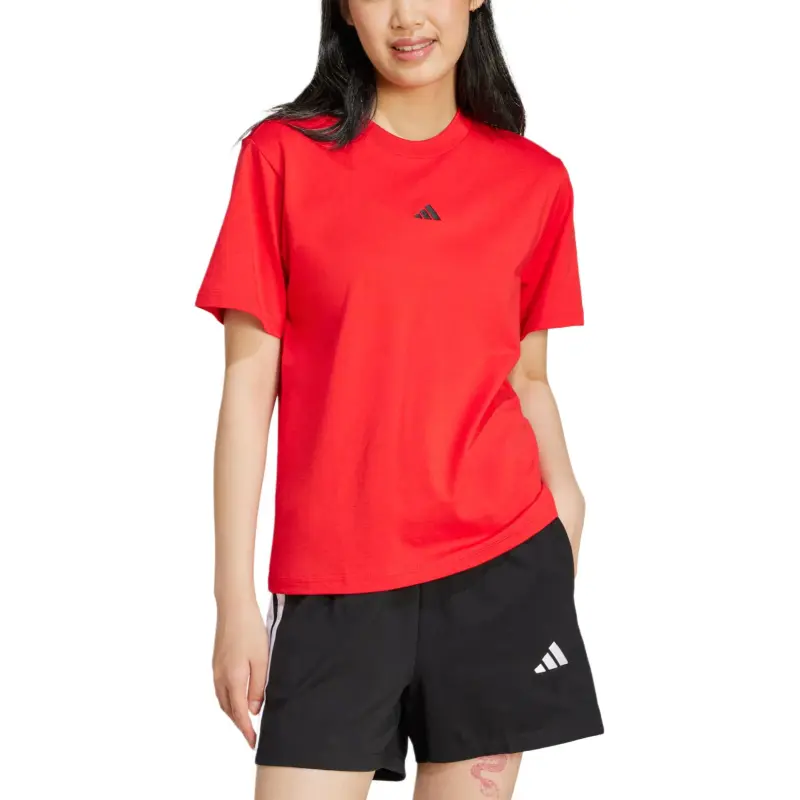 Adidas Free Shipping With AdiClub Essentials Small Logo Cotton Tee-1