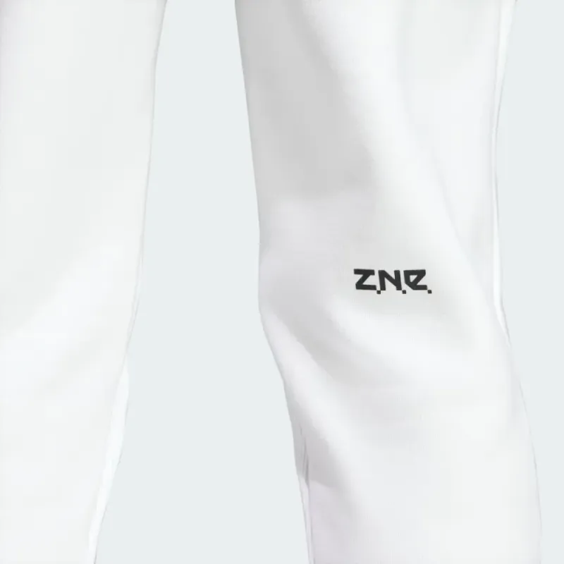 Adidas Knitted Sports Pants Men's White-4