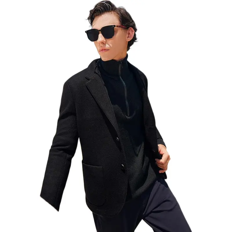 Hush Puppies Business Suit Men's Pitch Black-7