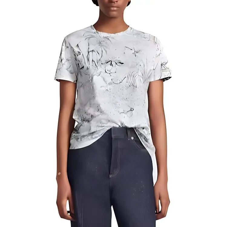 DIOR T-Shirts Women's White-3