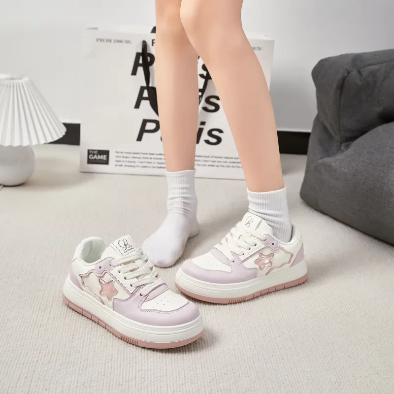 La Chapelle Lightweight Height Increasing Low-Top Skateboard Shoes Women's-17