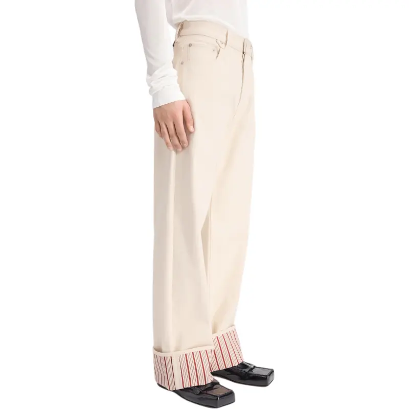 Jacquemus Jeans Men Ecru-4