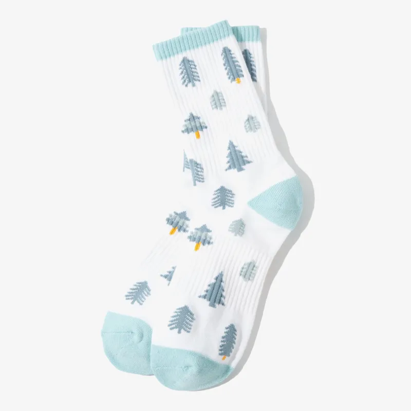 THE NORTH FACE CAMPING COOLMAX MID SOCKS Mid Calf Socks Unisex 1 Pack Ecru-1
