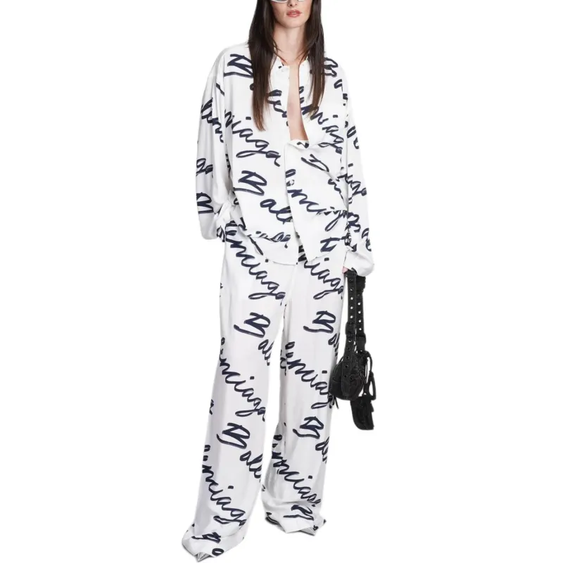 Balenciaga Scribble Pajama Trousers-2