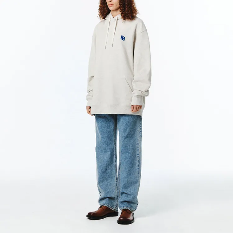 ADER ERROR Appliqué-logo Cotton Hoodie-4