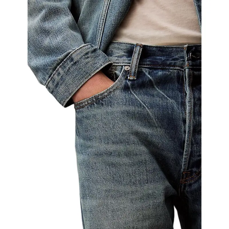 CALVIN KLEIN Jeans Europe Version Men's Alloy Indigo-4
