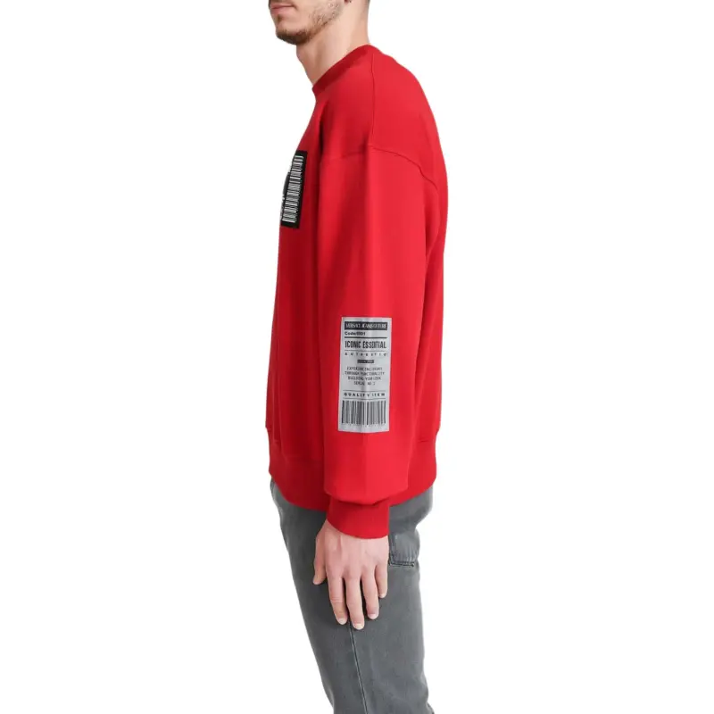 VERSACE JEANS Sweatshirt Men's Red-3