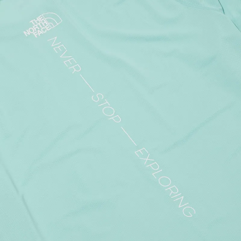 THE NORTH FACE T Shirts Unisex Mint Green-3