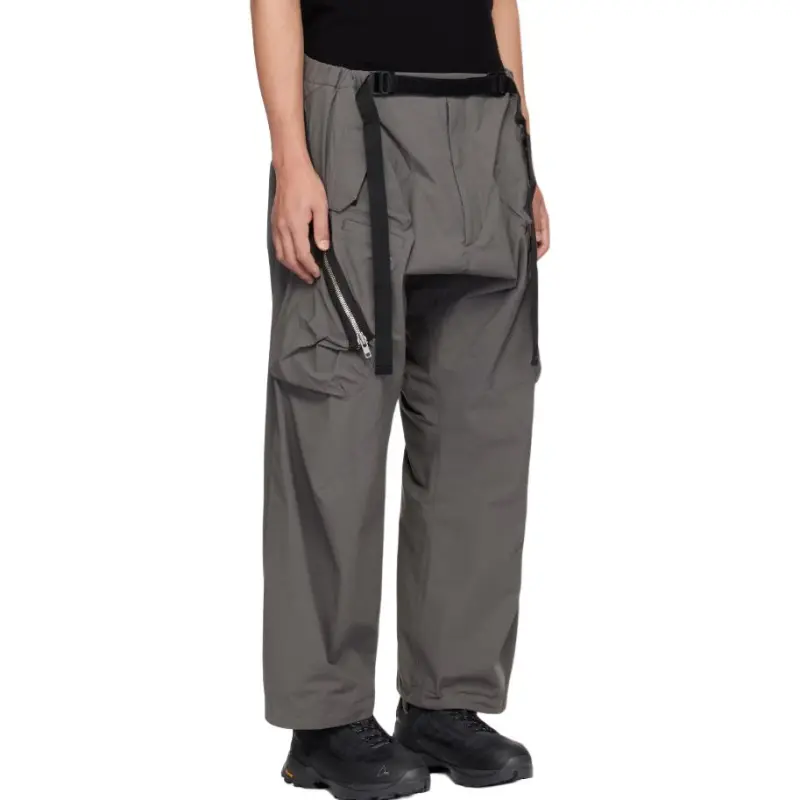 ACRONYM Encapsulated Nylon Ultrawide Drawcord Cargo Trouser-3